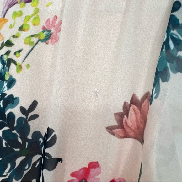 BHLDN Yumi Kim Calypso Wrap Maxi Dress in Cameo Bella Bouquet Size S - Picture 14 of 16